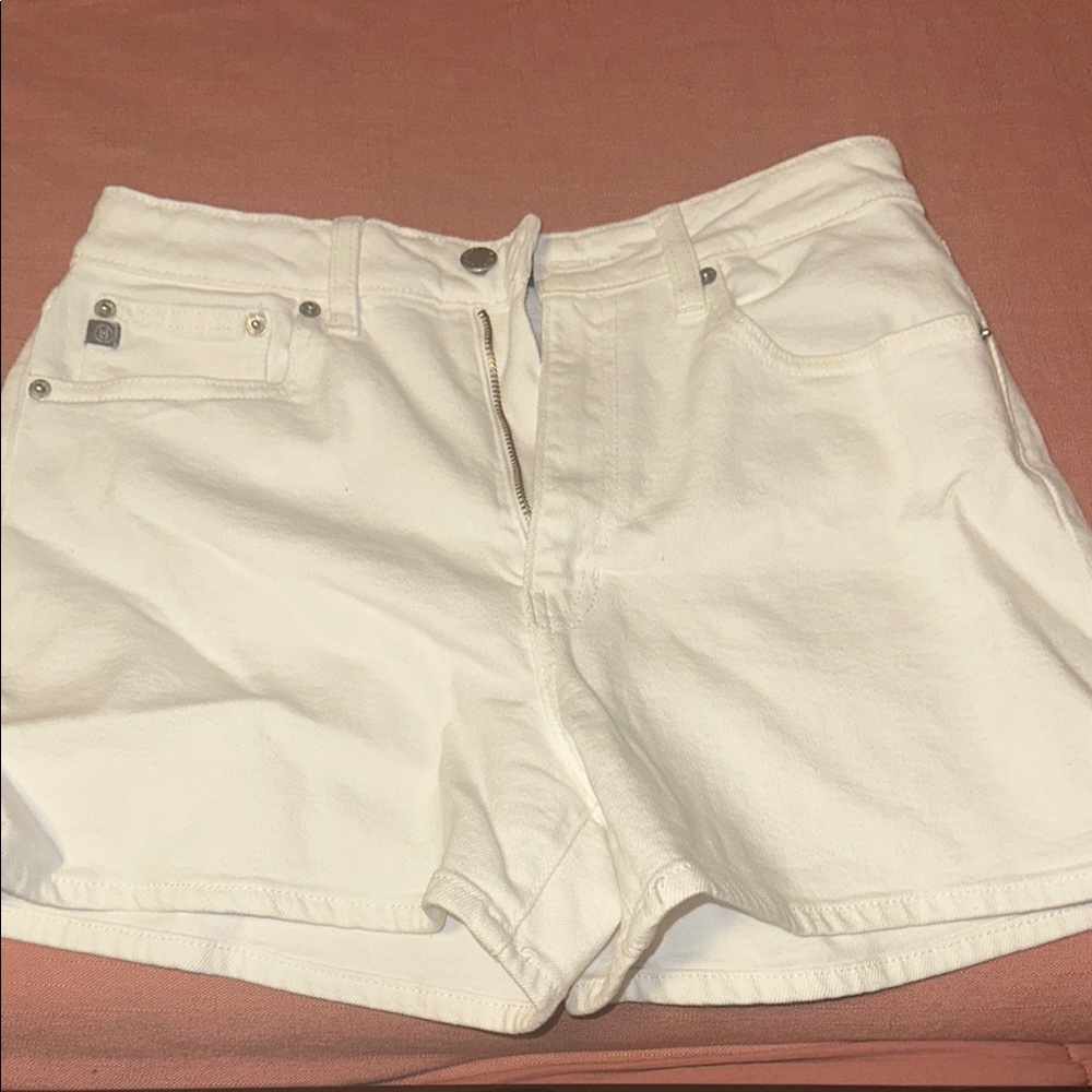 Just USA White Jean Shorts with Classic Denim Style